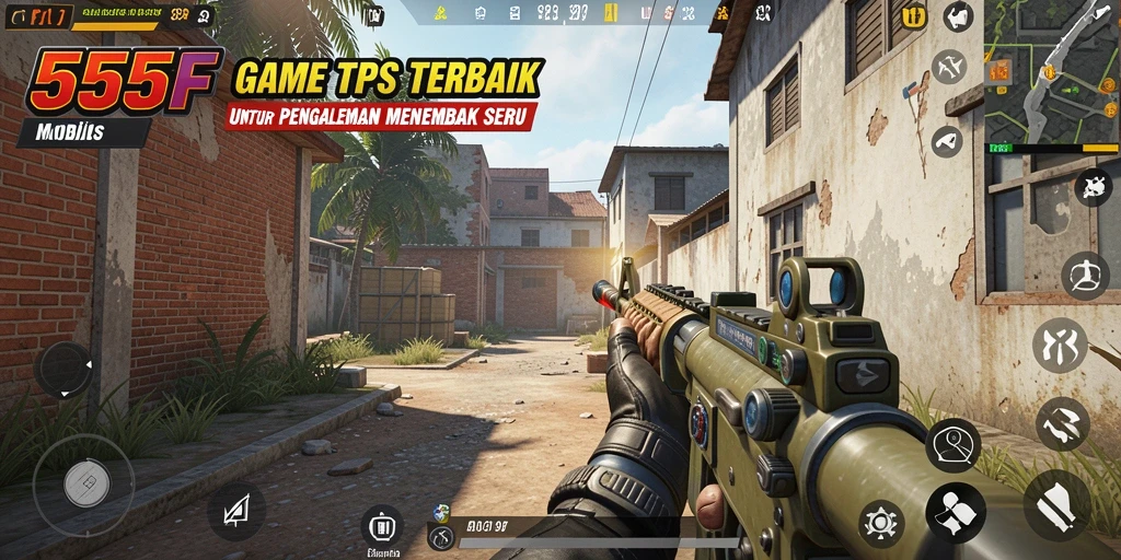 Gameplay seru dengan grafik menakjubkan dalam 555F.