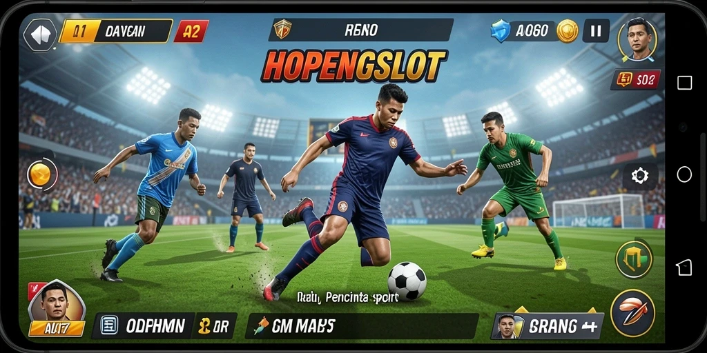 Screenshot HOPENGSLOT menunjukkan tampilan aksi seru dalam permainan olahraga.