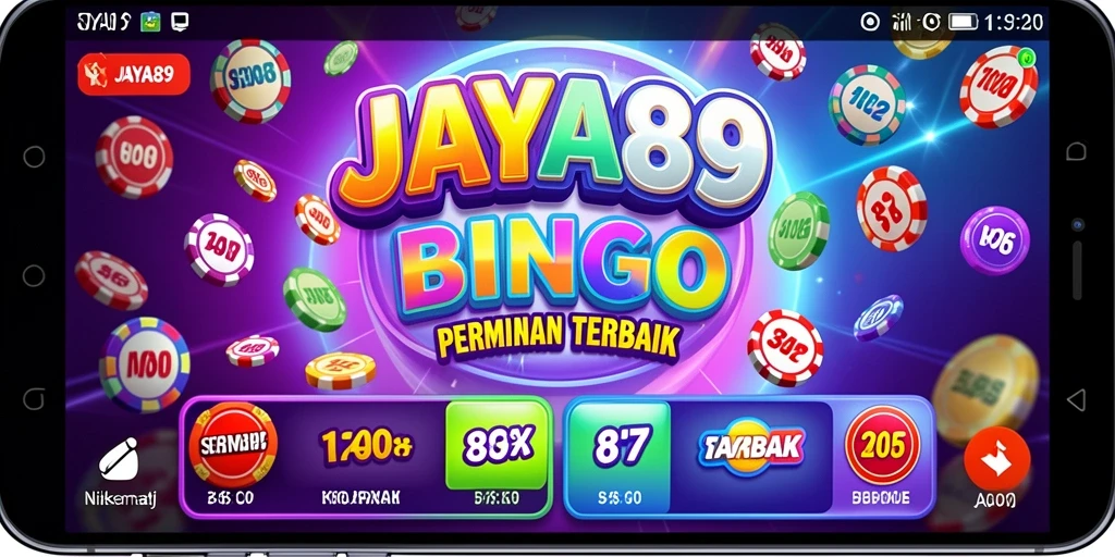Screenshot utama JAYA89 menampilkan gameplay Bingo yang seru.