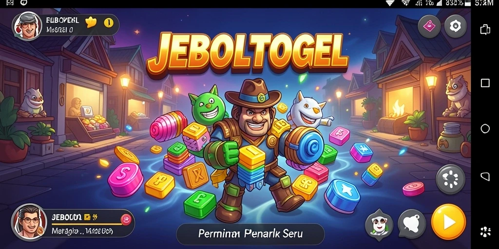Tampilan grafis menarik dari gameplay JEBOLTOGEL yang menantang.
