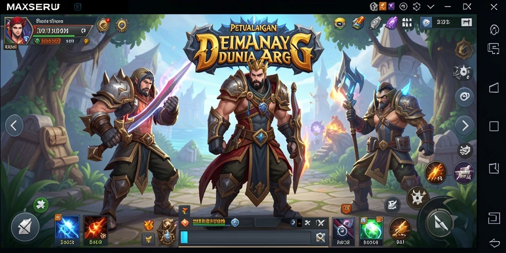 Gameplay seru dalam dunia fantasi ARPG yang menakjubkan.